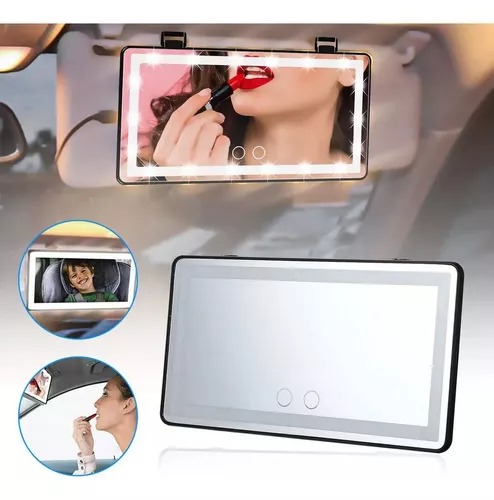 Miniatura 2 de ESPEJO TOCADOR LUZ LED VISERA AUTOMOVI